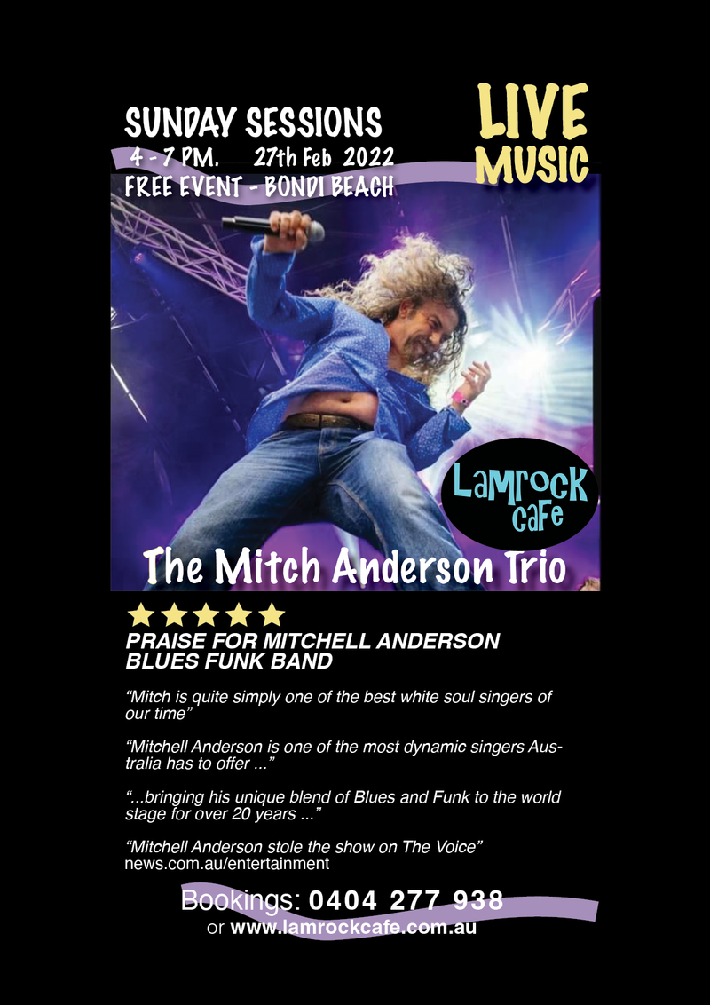 MItch Anderson Trio LIVE