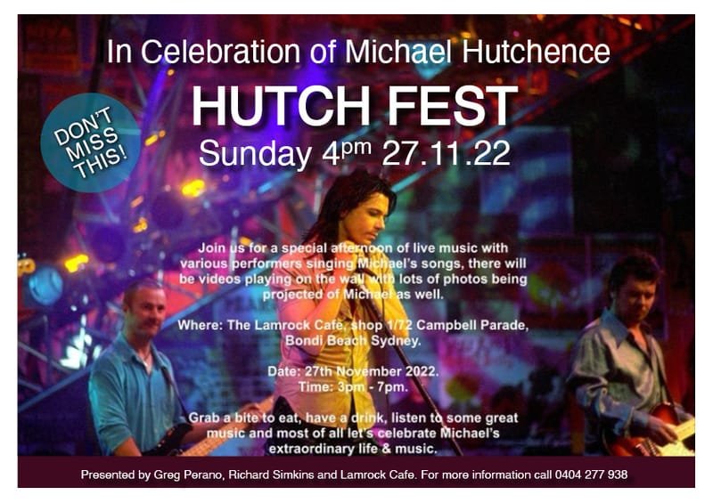 Hutch Fest- commemorating Michael Hutchence