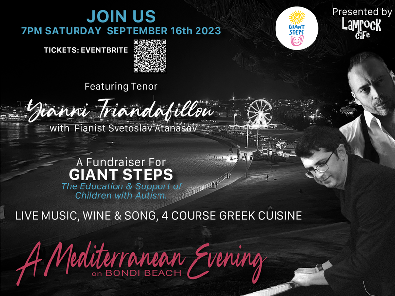 A Mediterranean Evening Fundraiser for Giant Steps