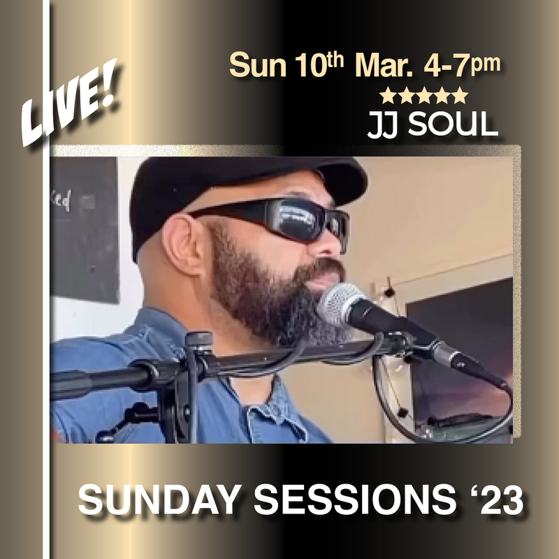 JJ Soul Live for our Sunday sessions