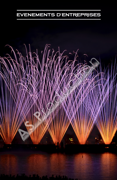 feux d'artifces : évènements d'entreprises