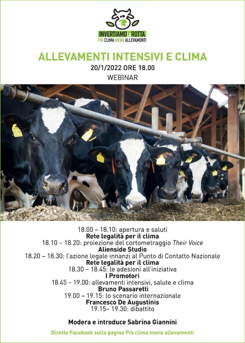 Più Clima Meno Allevamenti  Webinar