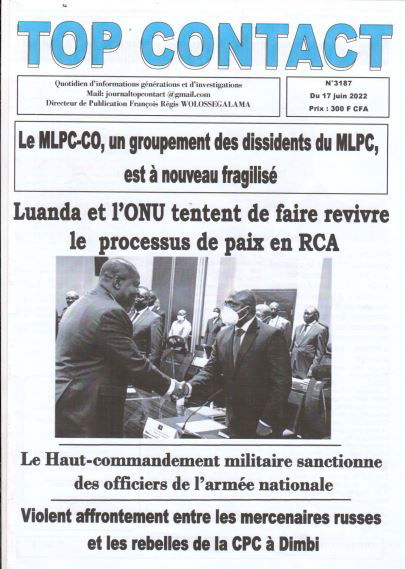 LUANDA ET ONU TENTENT A FAIRE REVIVRE LE PROCESSUS