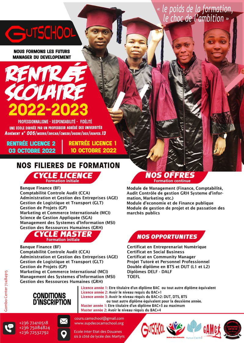 LES TARIFS POUR LES FORMATIONS INITIALE