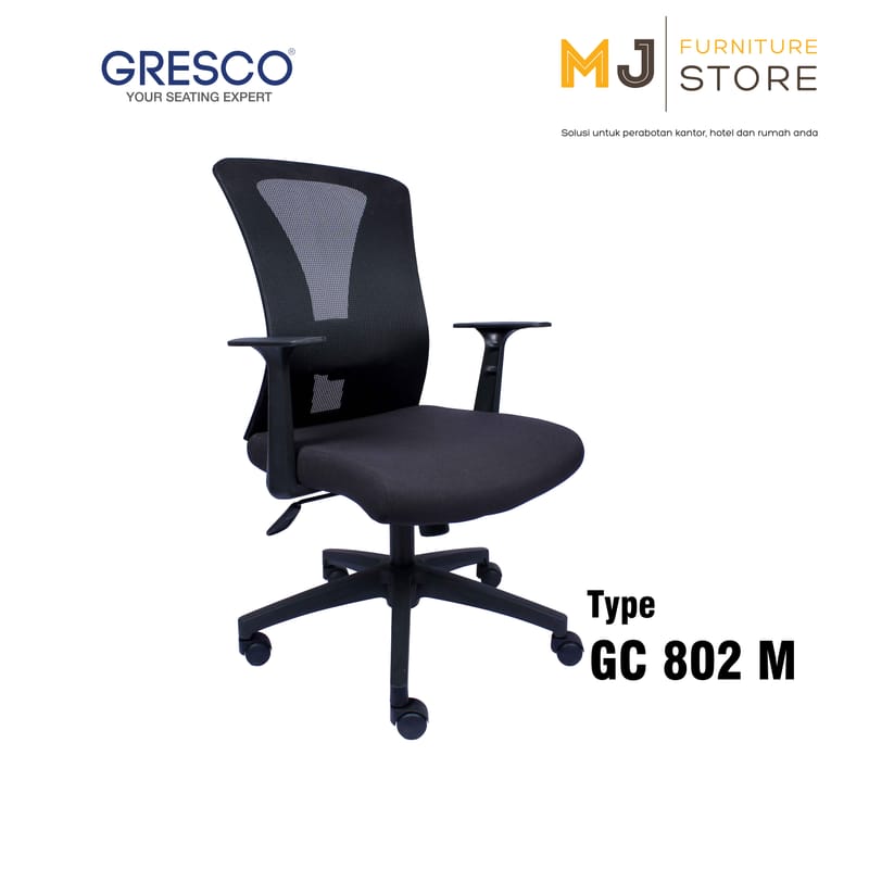 Kursi Kantor Director Mesh Chair Gresco GC 802 M MJ FURNITURE STORE