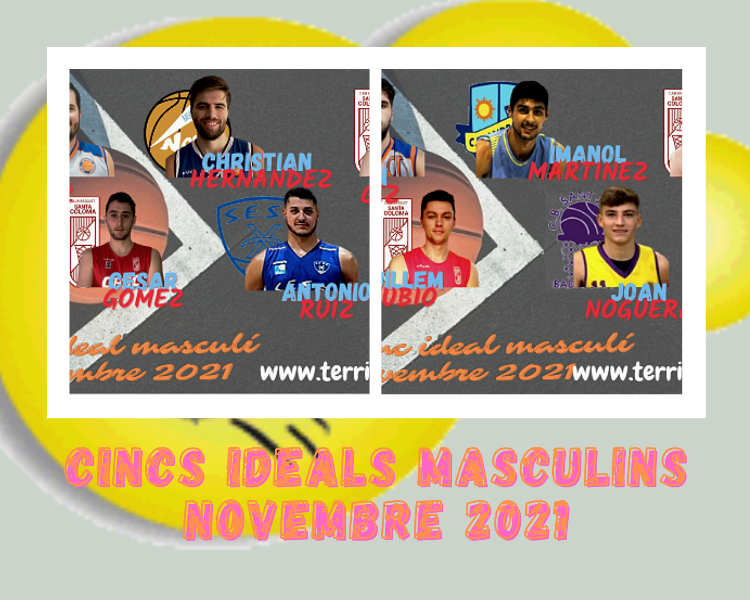 Quintetos Ideales masculinos Noviembre 2021