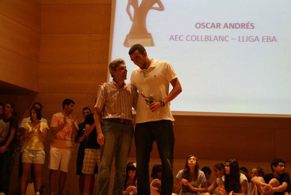 Millor Jugador Sènior: Oscar Andrés (ACC Collblanc)