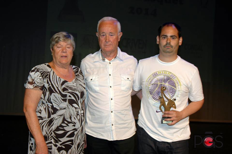 Millor entrenador de formació. Premi Juan del Moral: Jorge Sanchez (ADE Fuster - Cadet masculí)