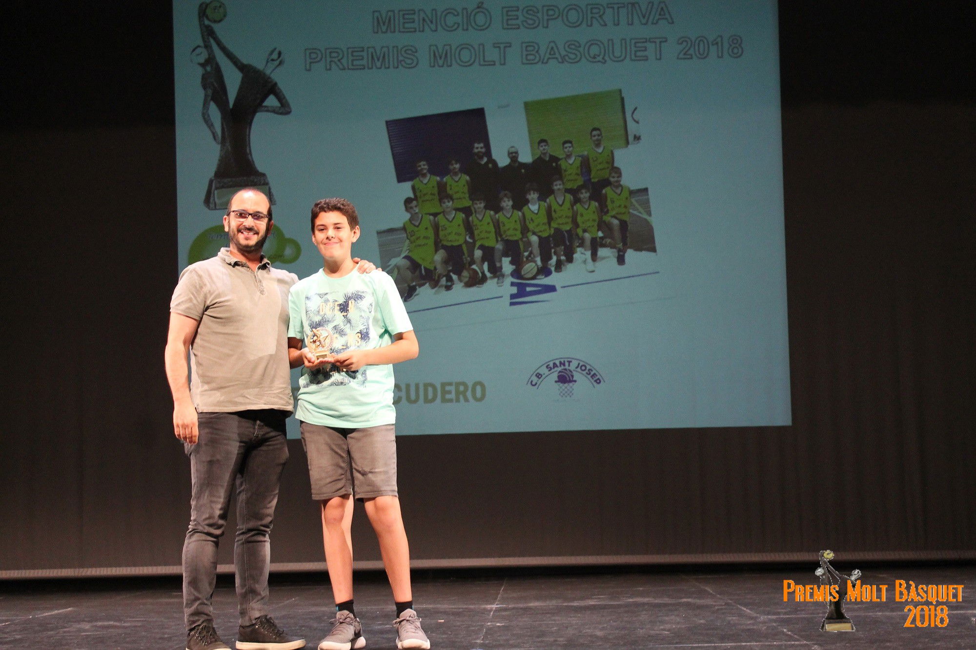 Carlos Escudero (CB Sant Josep Badalona) -Infantil masculí (jugador)-: Campió nivell B Fase Prèvia / nivell B2 Fase Regular