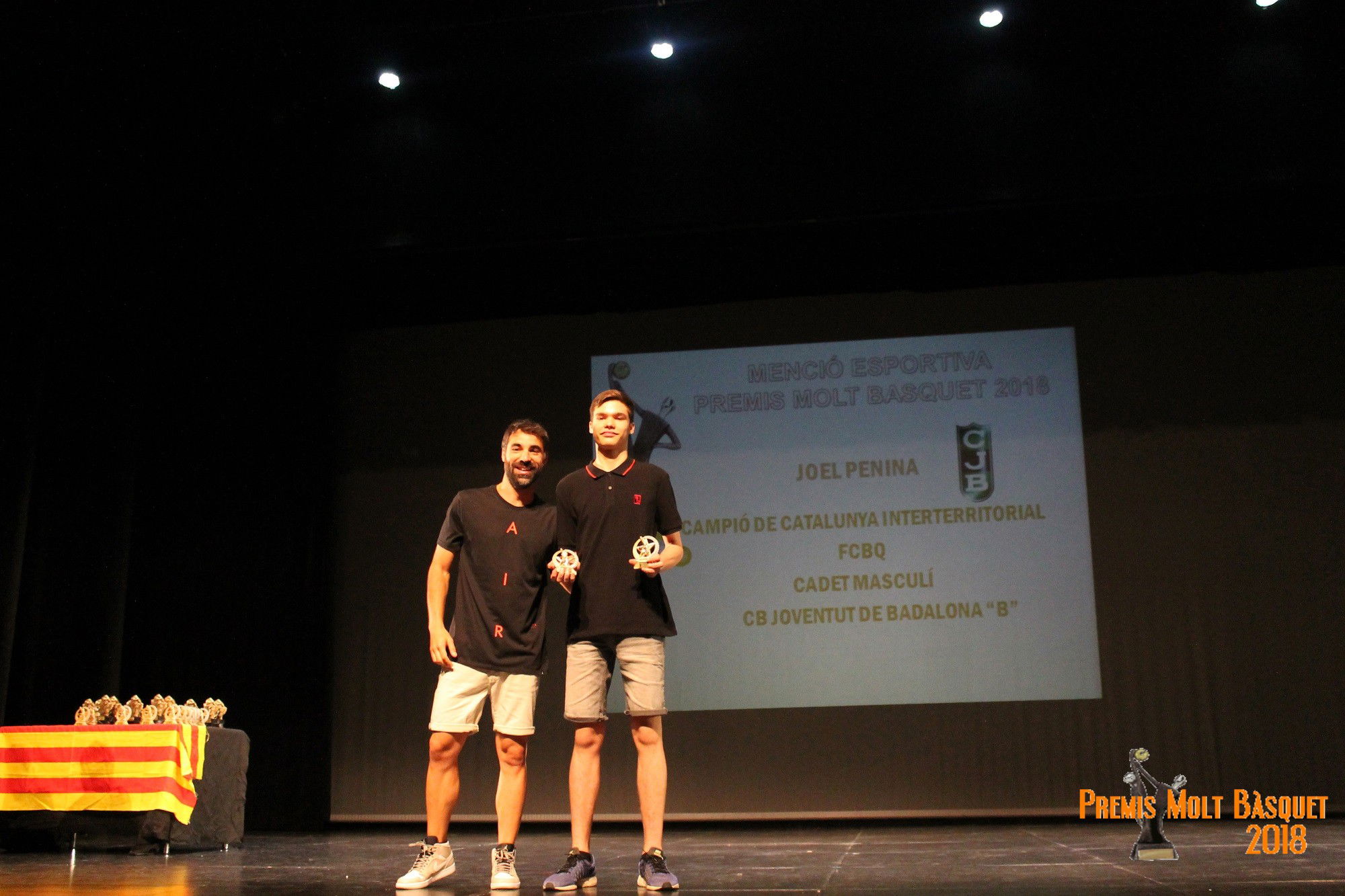 Joel Penina (CB Joventut Badalona) -Infantil masculí (jugador)-: Campió nivell A Fase Prèvia 2017 / nivell A2 Fase Regular 201 / Cadet masculí (jugador)-: Campió Catalunya Interterritorial 2018