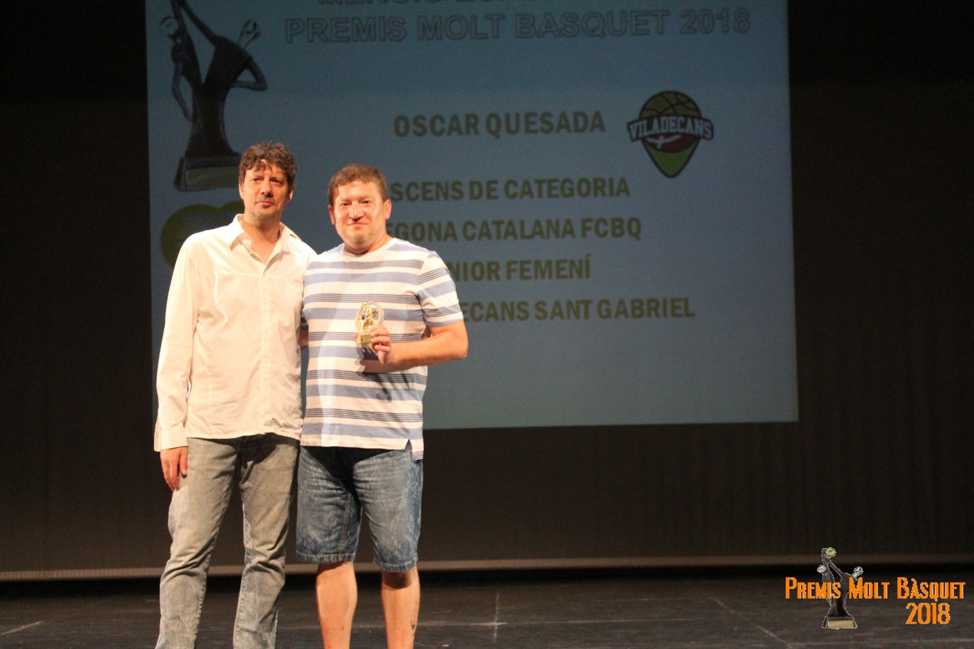 Oscar Quesada (CB Viladecans-Sant Gabriel): -Sènior femení (entrenador)-: Ascens 2a. Catalana