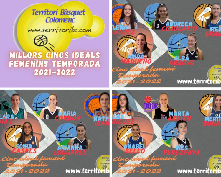 Mejores Quintetos Ideales femeninos Temporada 2021-2022