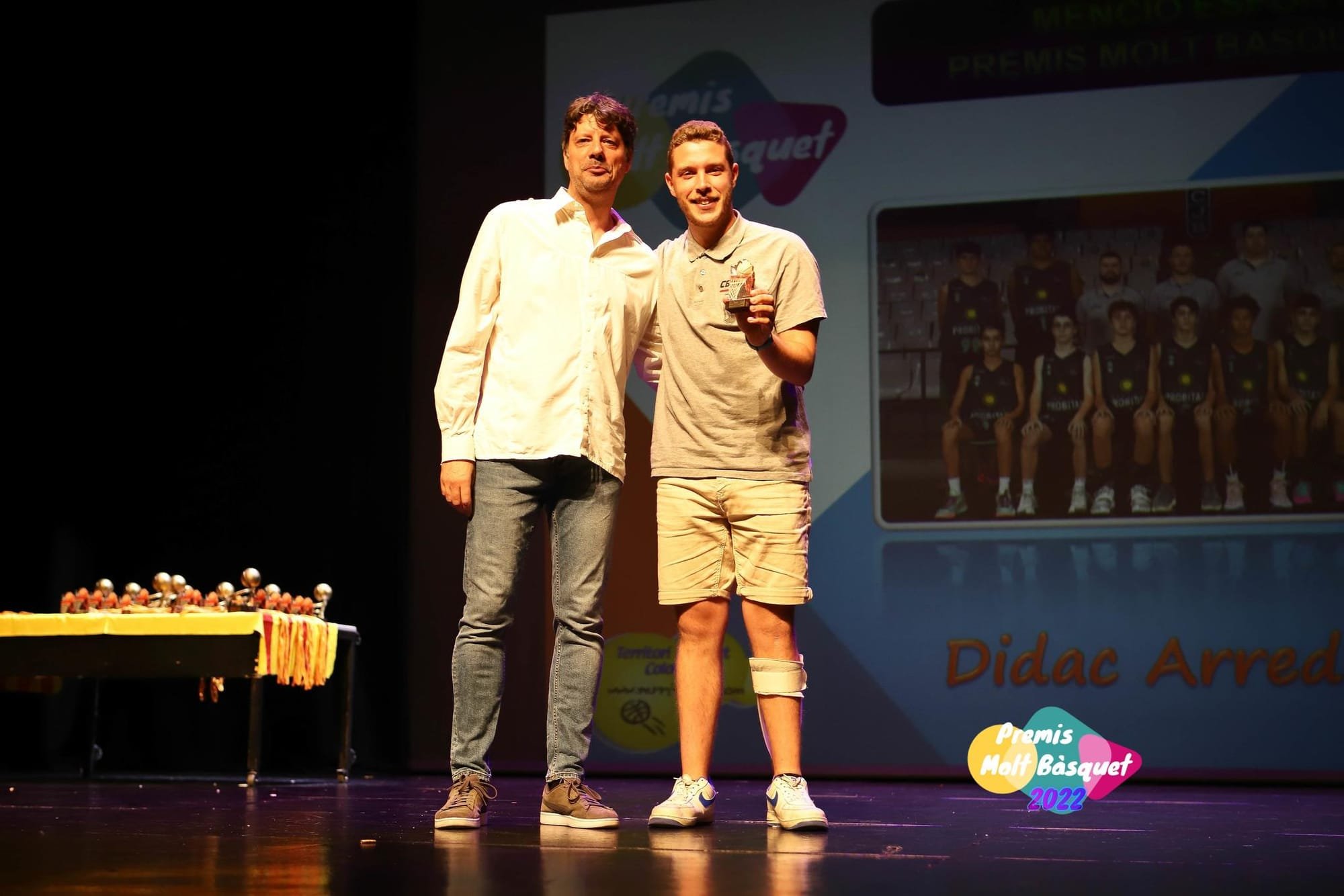 Menció Didac Arredondo (CB Joventut de Badalona – Entrenador) Campió de Catalunya i campió Fase Prèvia  Fase Regular CC Preferent Infantil