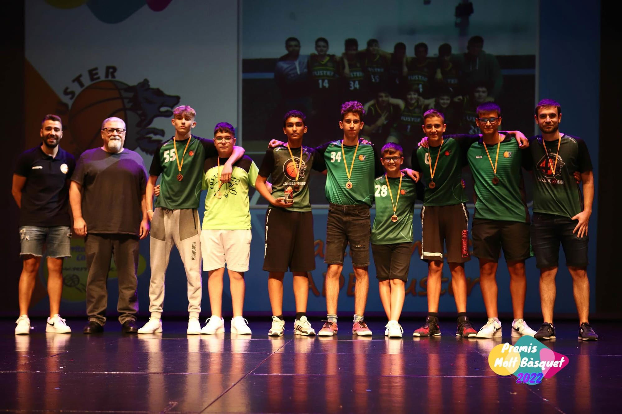 Menció ADE Fuster “A” (Infantil masculi) Campions Fase Prèvia FCBQ Nivell C masculí