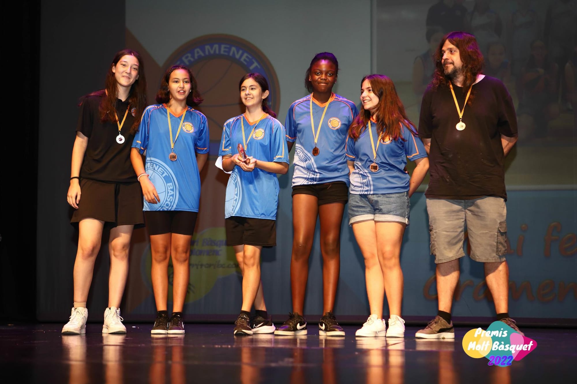 Menció Gramenet BC (Mini femení) Campiones Fase Prèvia FCBQ Nivell C femení