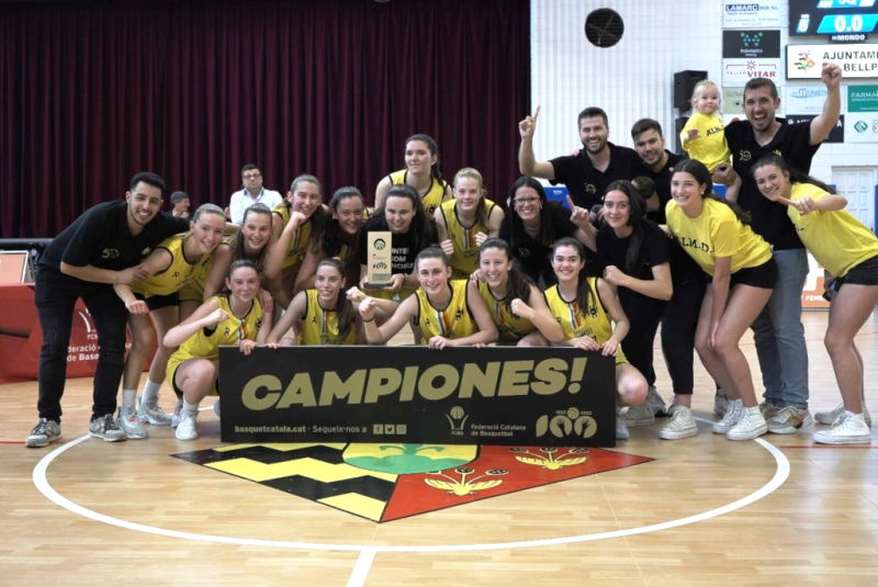 Los primeros colomenses campeones femeninos de Catalunya