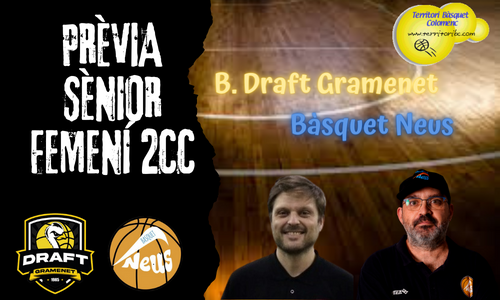 Previa derbi colomense: B. Draft Gramenet - Bàsquet Neus. Segunda Catalana femenina