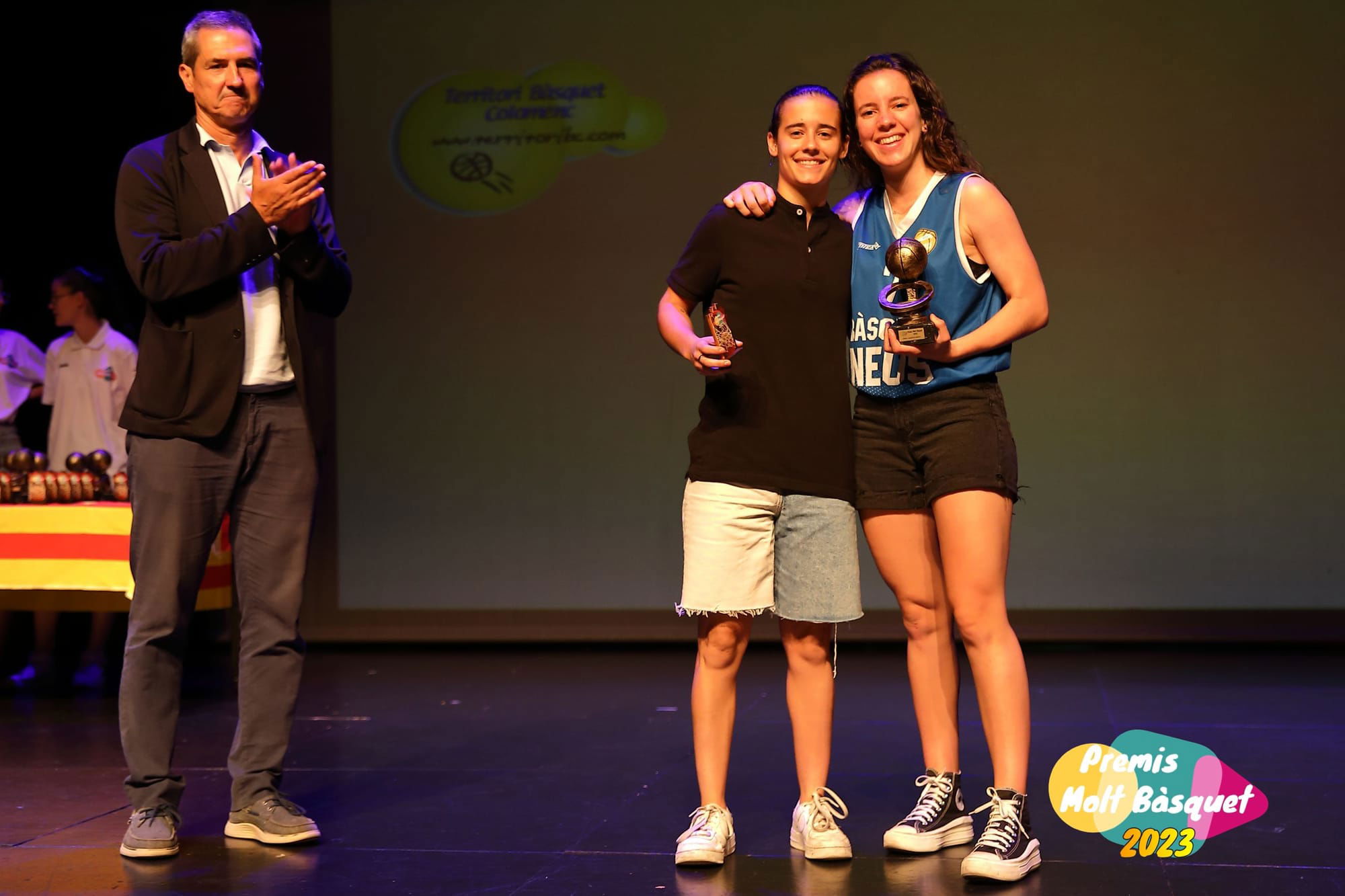 Premi Millor Jugadora Senior. Guanyadora Ainoa Madueño (Bàsquet Neus) i Finalista Judith Romera (SESE)