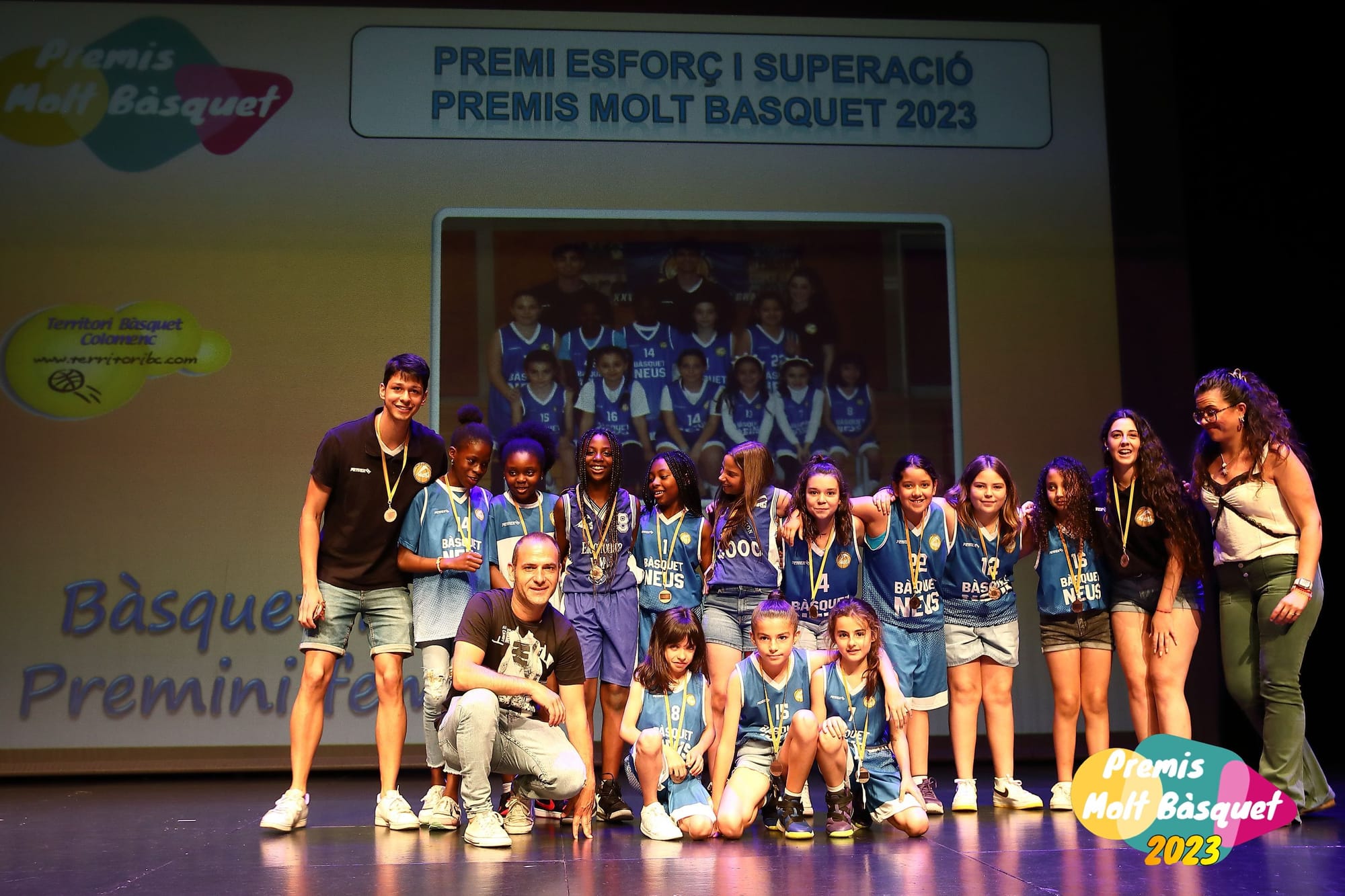 Premi Esforç i Superació. Bàsquet Neus. Premini fem.