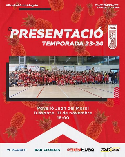 Presentació Temporada 2023-2024 CB Santa Coloma