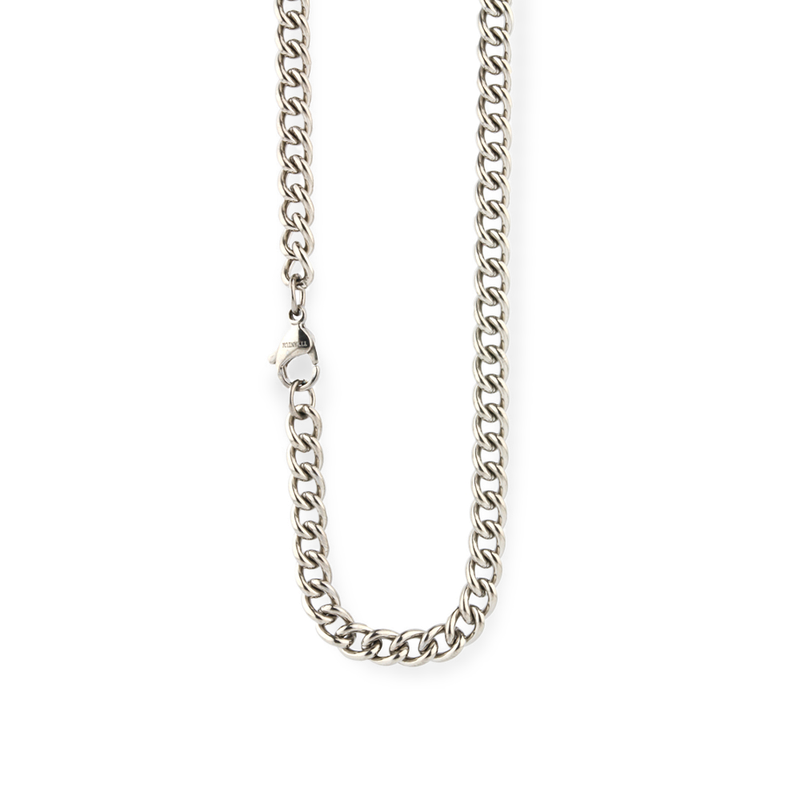 Titanium Curb Chain - Glyn Griffiths Jewellers