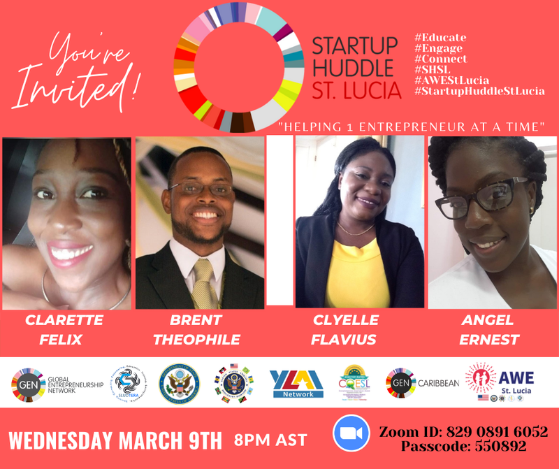 Startup Huddle St. Lucia: March 2022