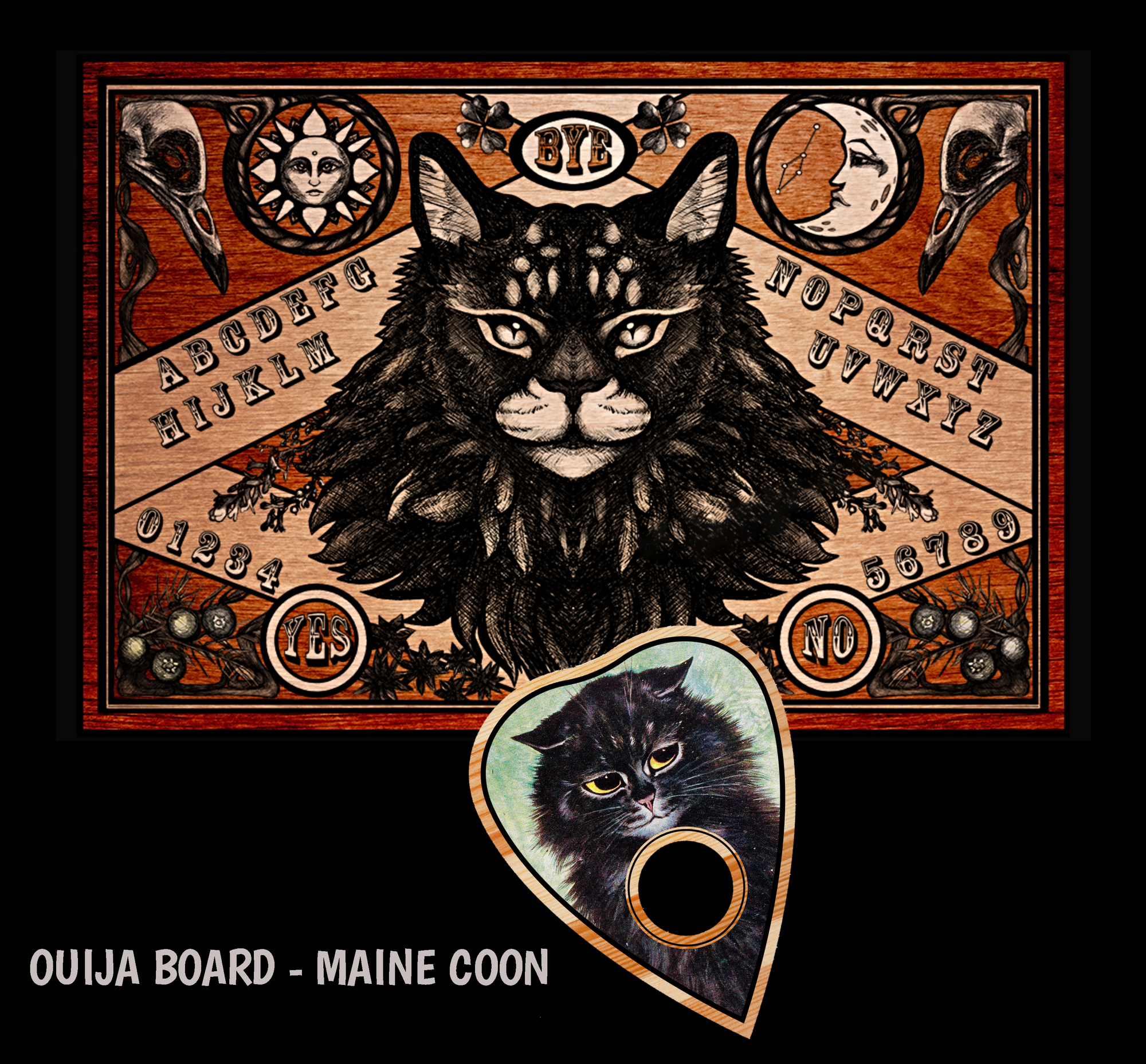 Ouija Maine Coon - R$95,00