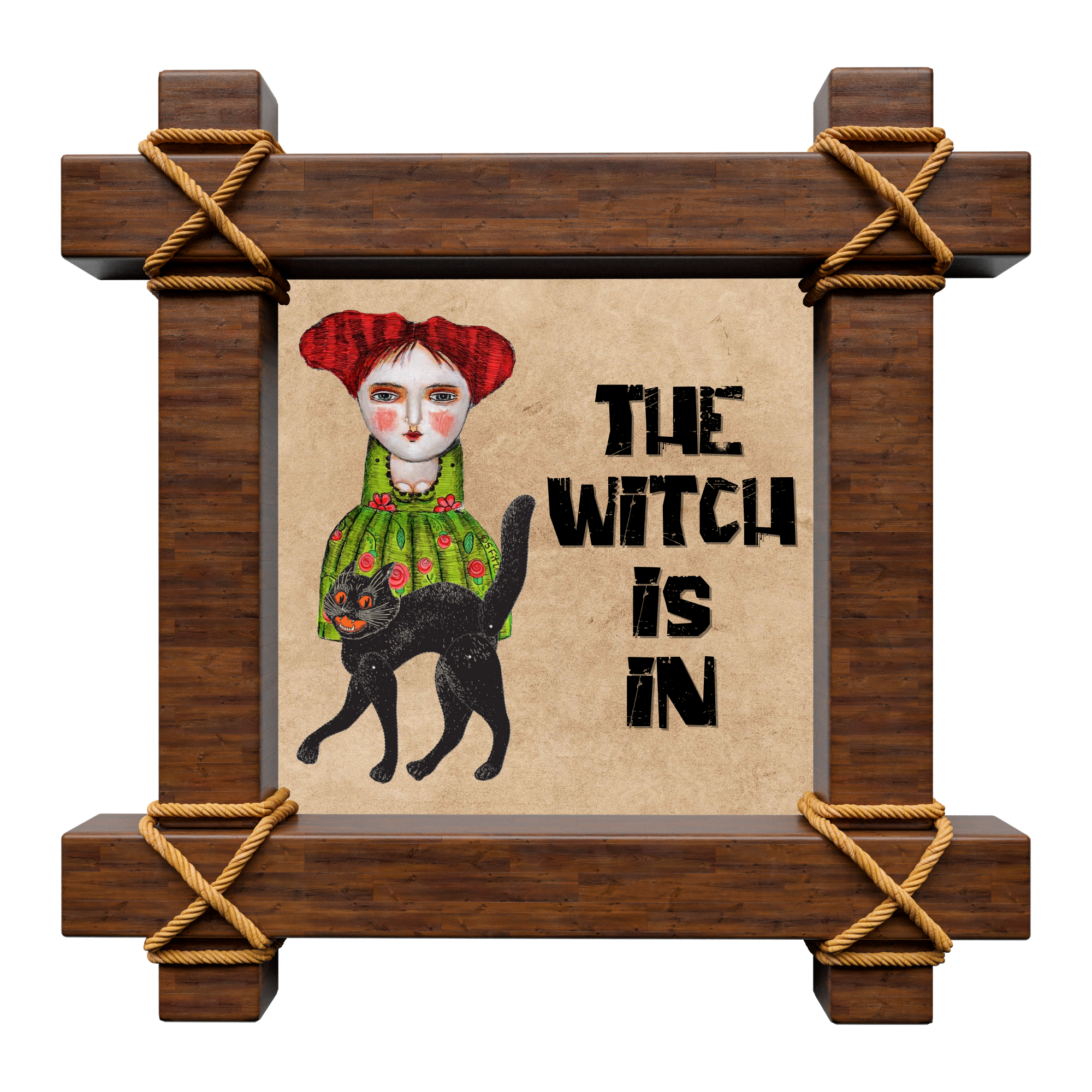 Placa The Witch is in - R$ 60,00