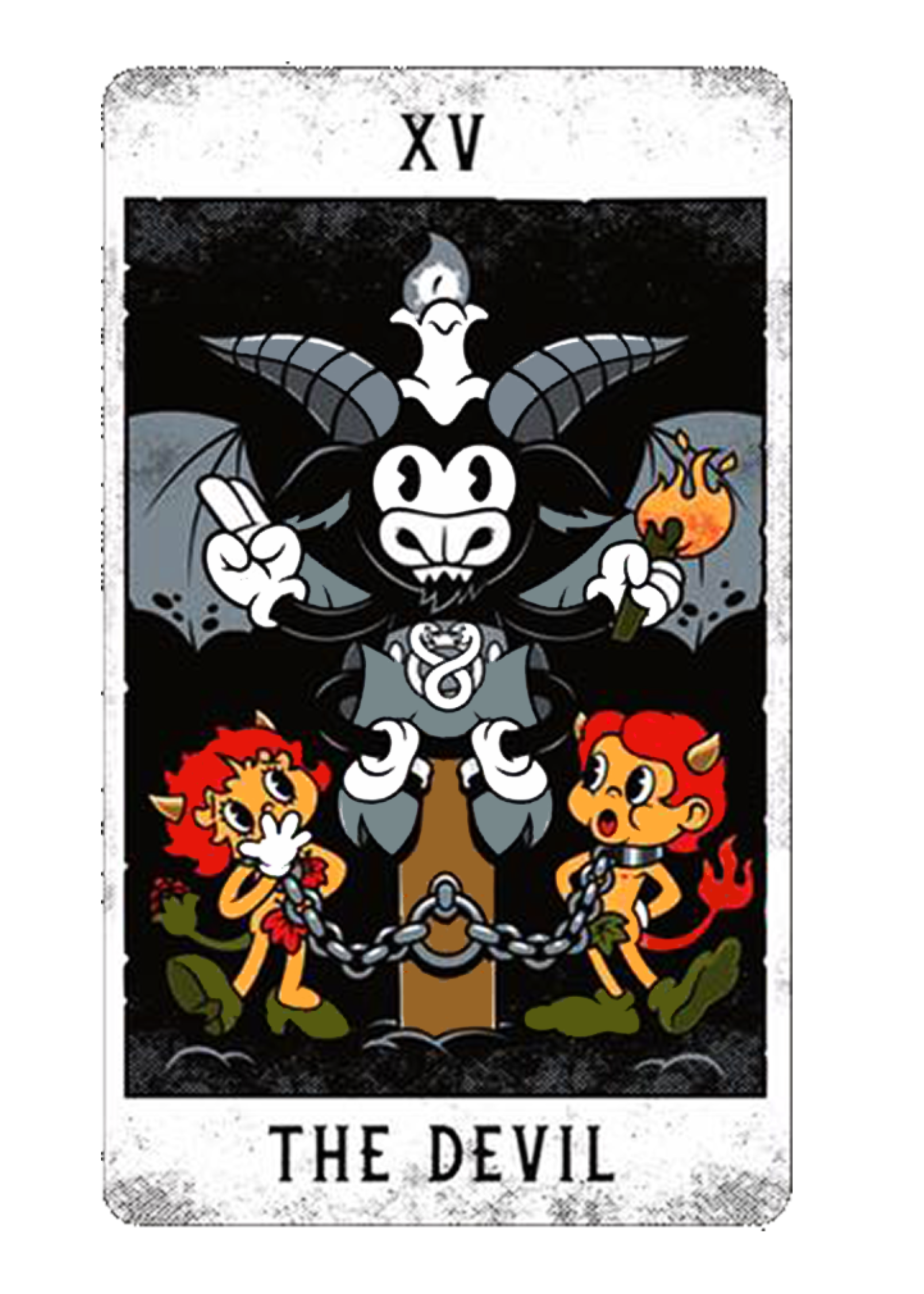 Placa Tarot Cartoon The Devil- R$ 100,00  - ESGOTADO