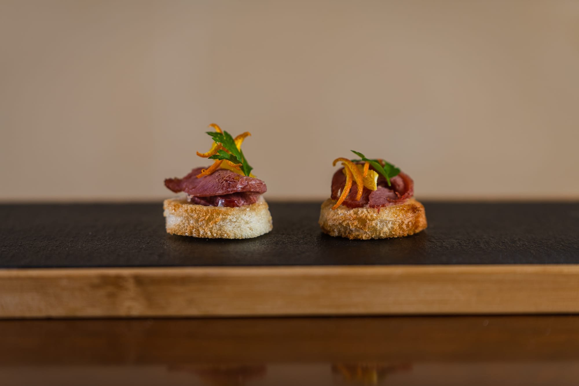 Smoked Duck Canapes