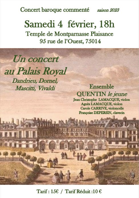 Concert au Palais Royal
