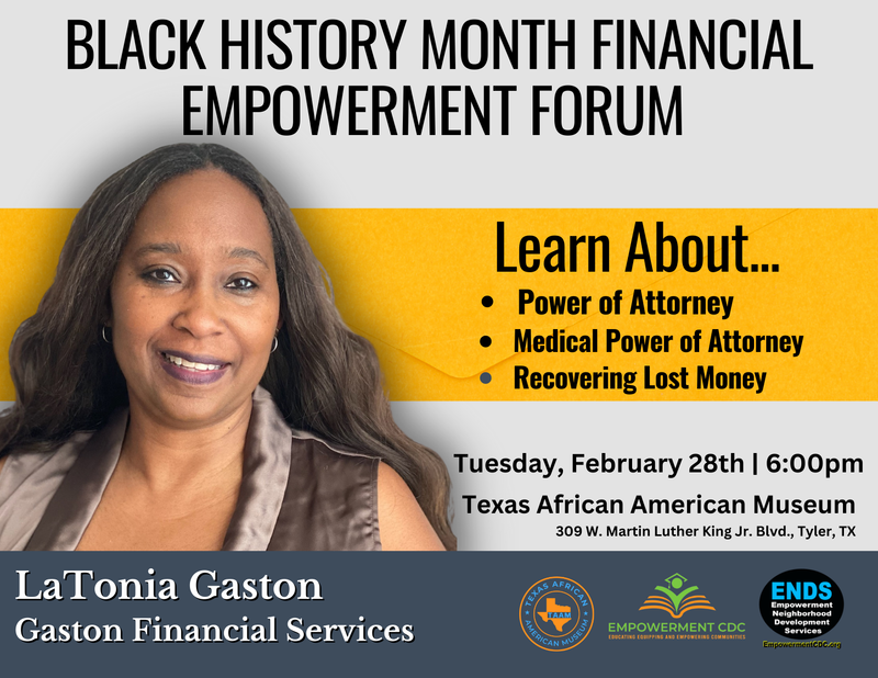 Black History Month Financial Empowerment Forum