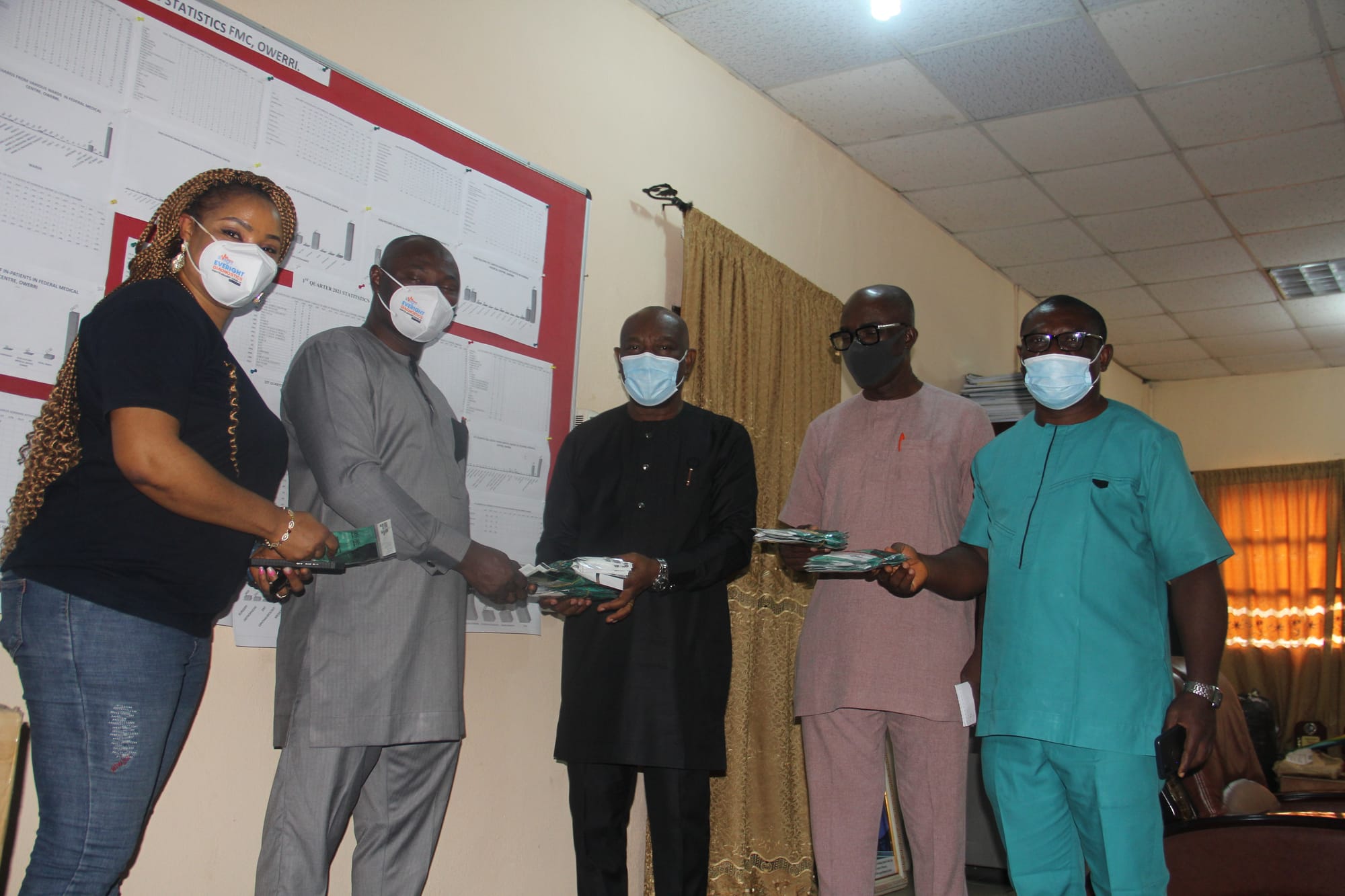 Distribution of N95 Protective Masks to Health Facilities