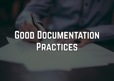 Good Documentation Practices for Clinical Trials