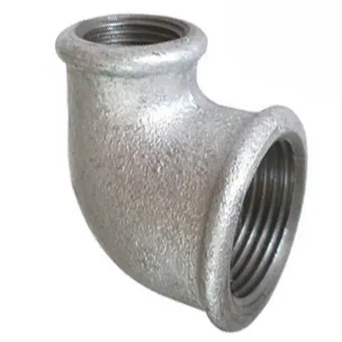 Угольник 90° чугунный оцинкованный переходной Ду 50х25В - ОМТС