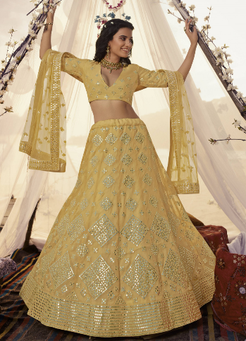 Online Designer Lehenga Choli | Party Wear Lehenga Choli | Wedding Wear Lehenga Choli - Ethnic Plus image