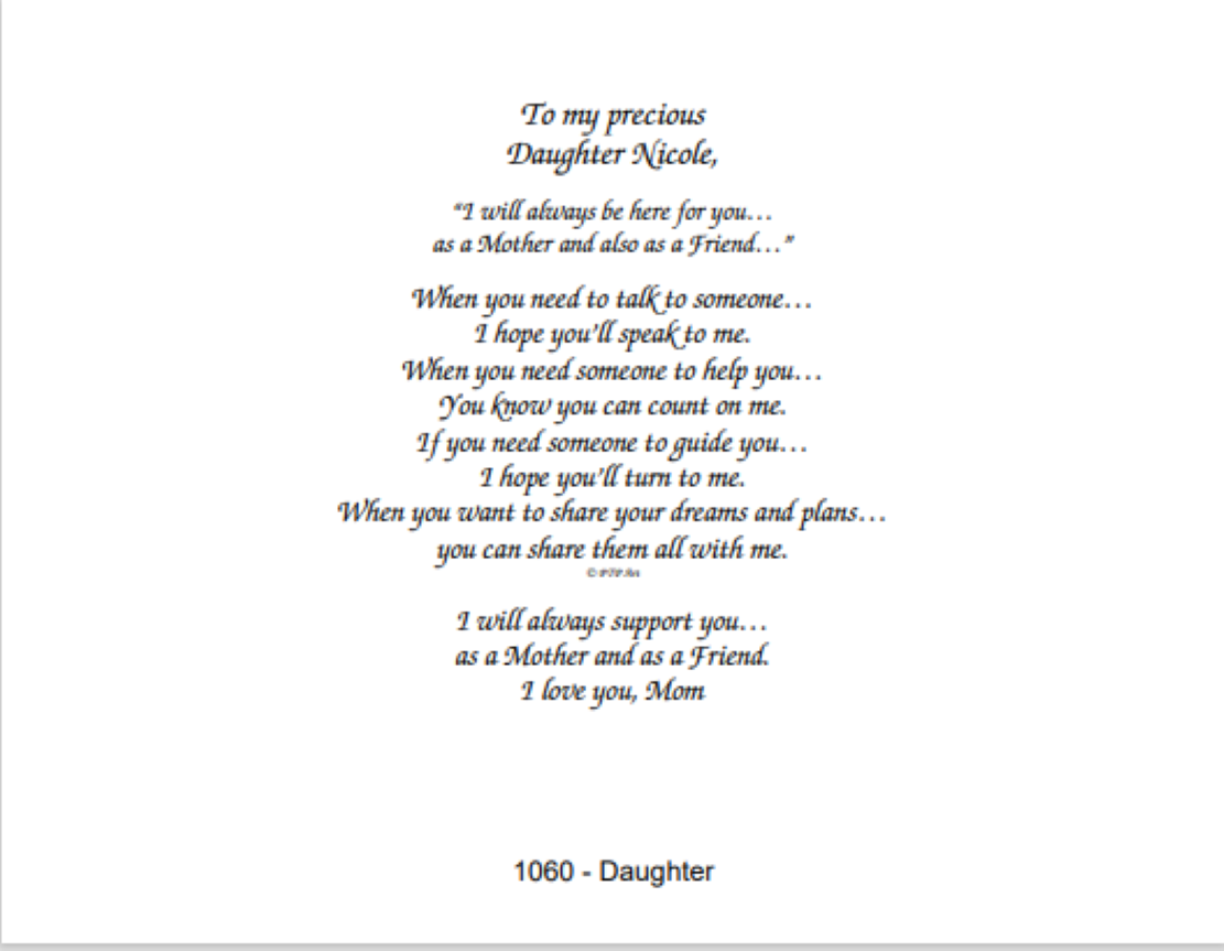 1060 Daughter