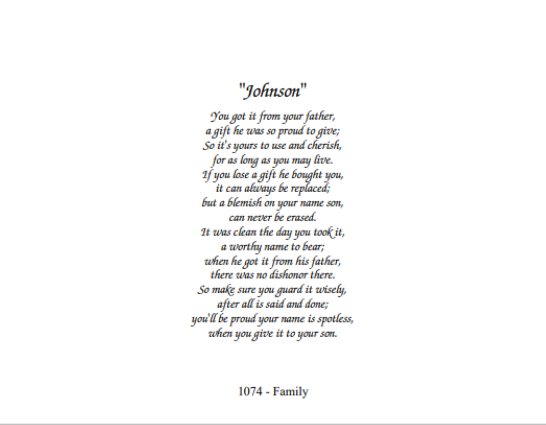 1074 Family