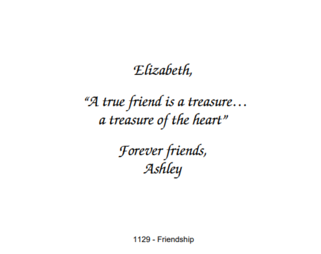 1129 Friendship