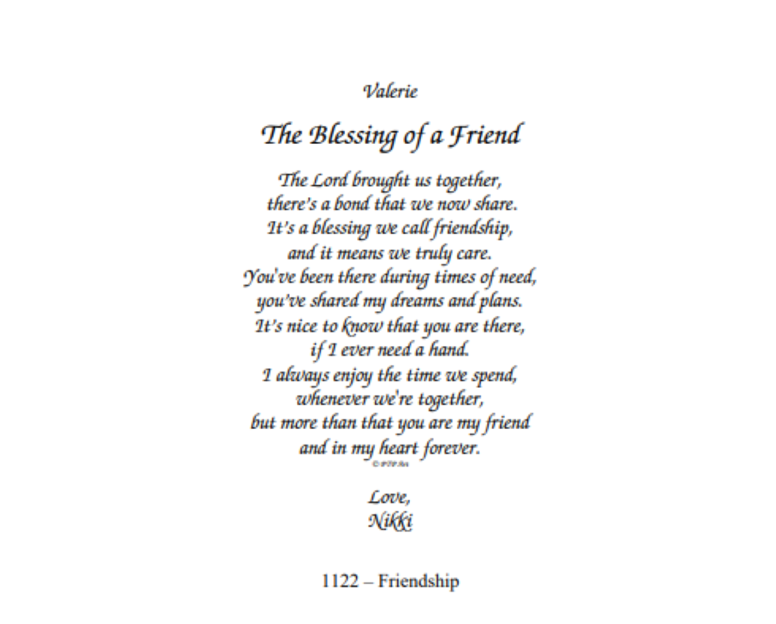 1122 Friendship