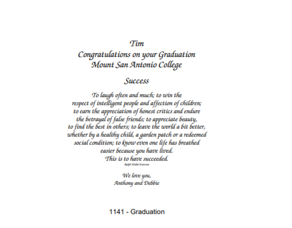 1141 Graduation