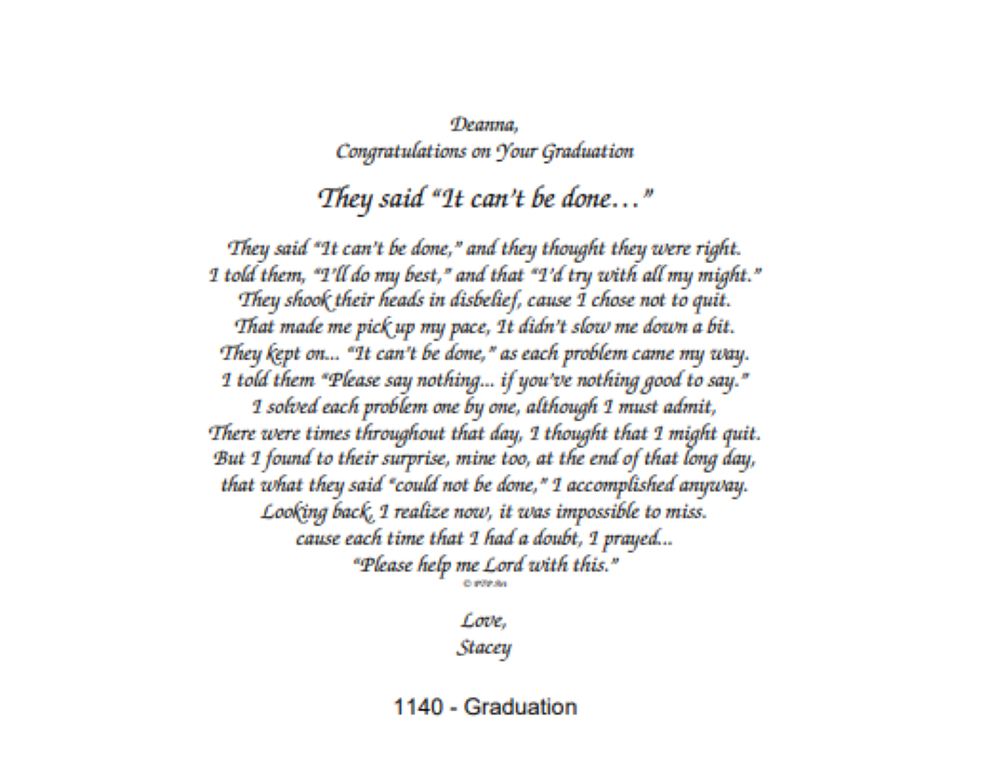 1140 Graduation