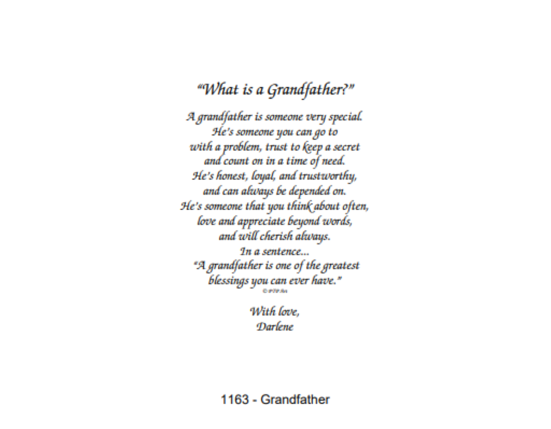 1163 GrandFather