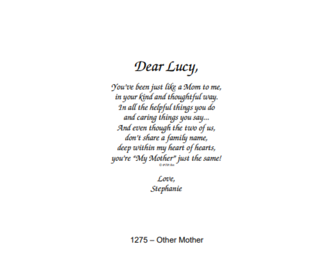 1275 Other Mother