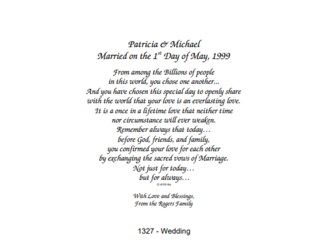 1327 Wedding