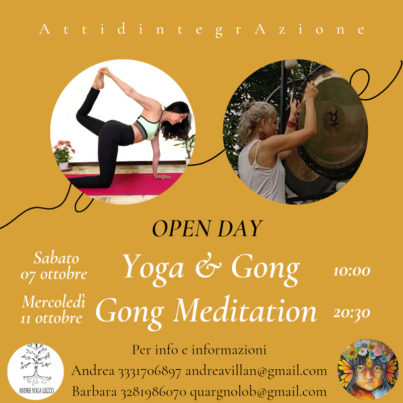 YOGA INTEGRALE & GONG - open day