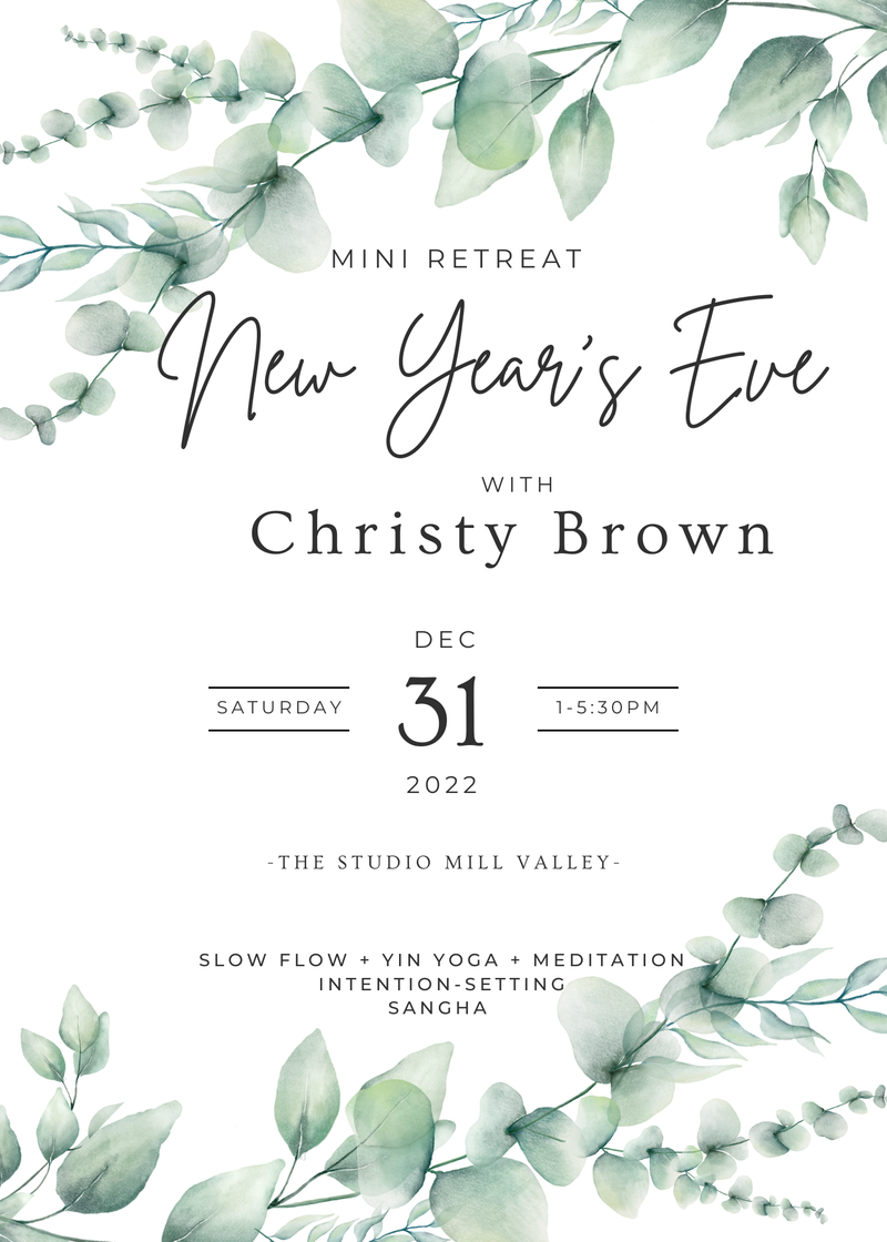 NEW YEAR'S EVE MINI RETREAT