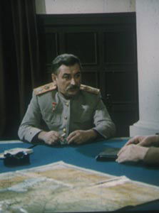 Е.Я Джугашвили в роли И.В.Сталина в к.ф "Война-для всех война"