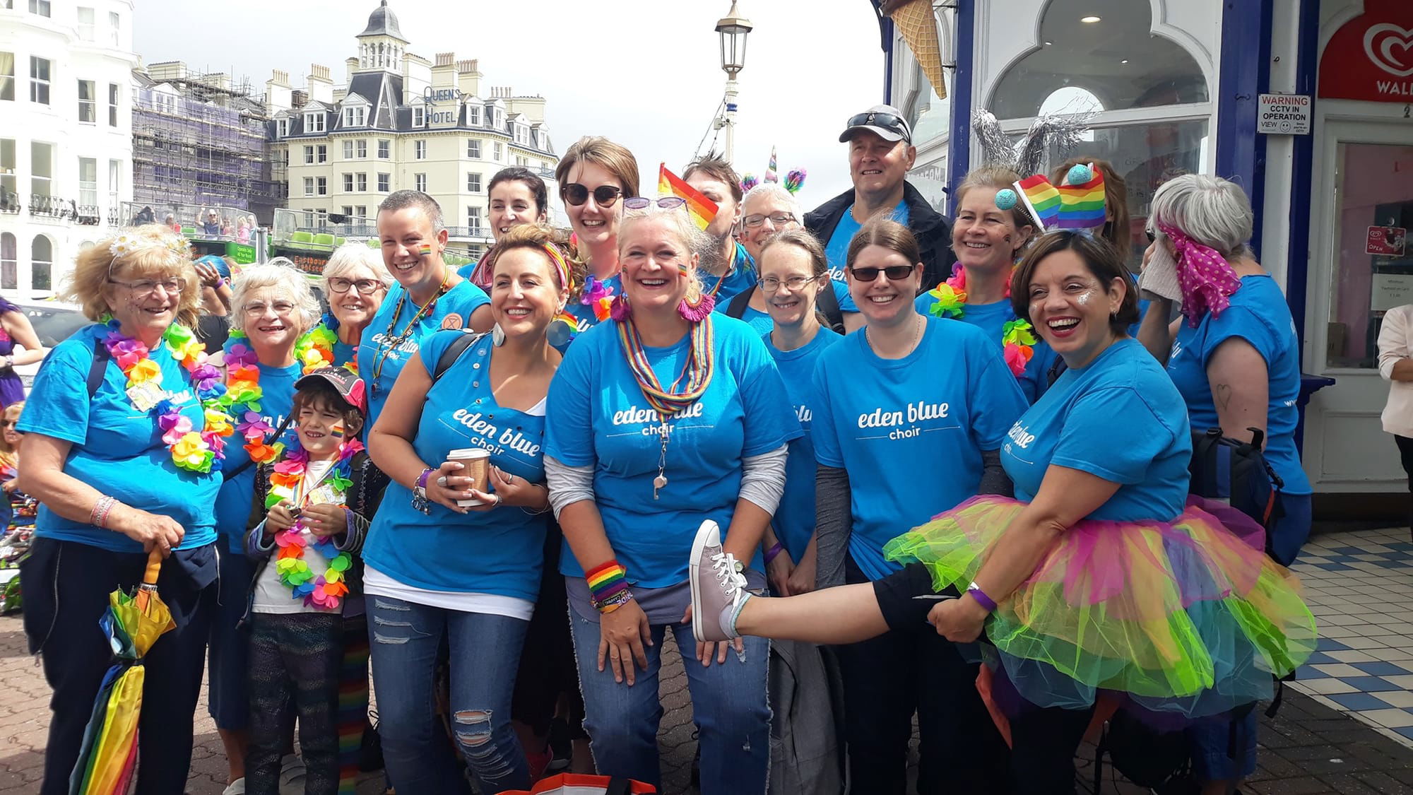 Choir at Pride Parade, Eastbourne