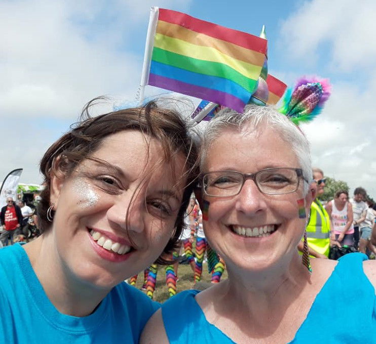 Celine & Jane at Pride, Eastbourne